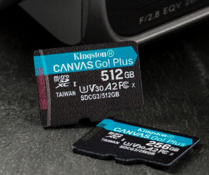 Pamäťová karta Kingston MicroSDXC 64GB Canvas Go! Plus 