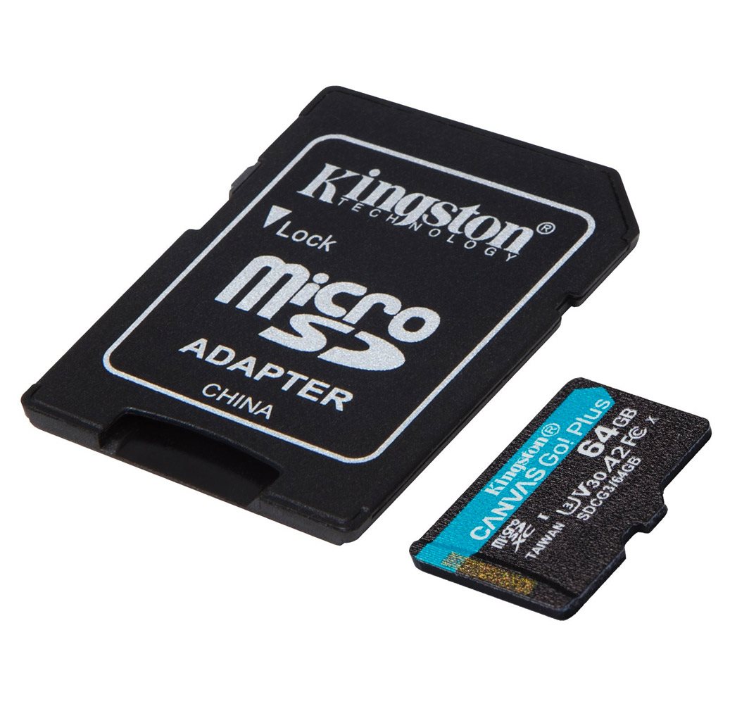 Pamäťová karta Kingston MicroSDXC 64GB Canvas Go! Plus 