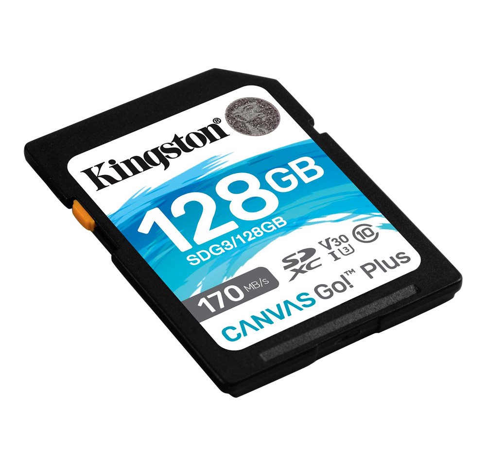 Pamäťová karta Kingston SDXC 128GB Canvas Go! Plus SDXC