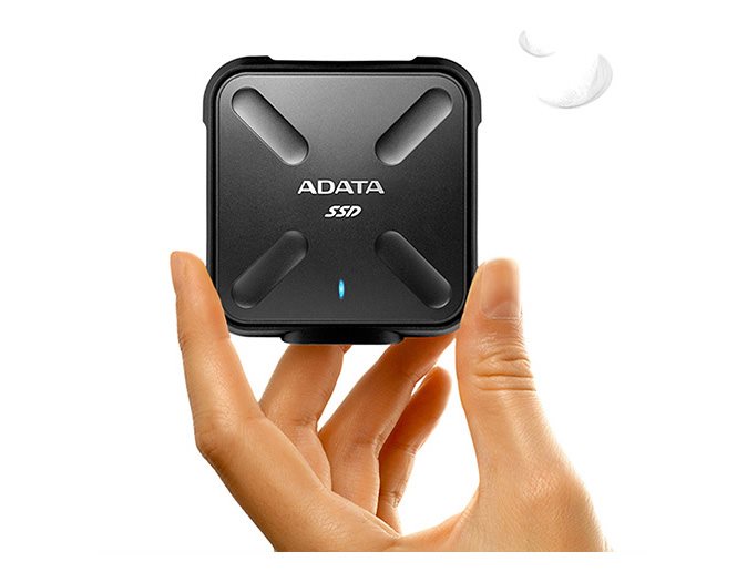 ADATA SD700 External SSD Drive Miniaturní rozměry