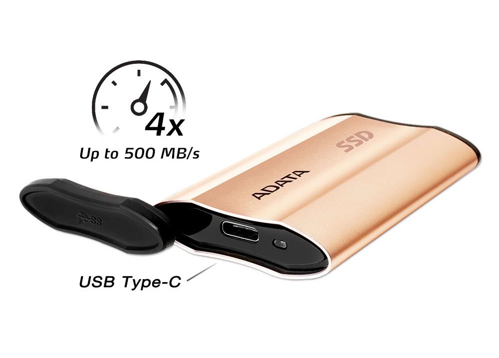 Externí disk ADATA SE730H, kopírování