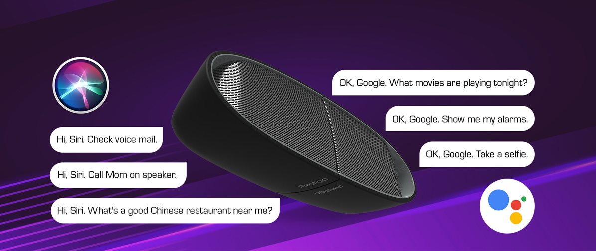 Podpora hlasových asistentů Bluetooth reproduktor Prestigio SUPREME černý