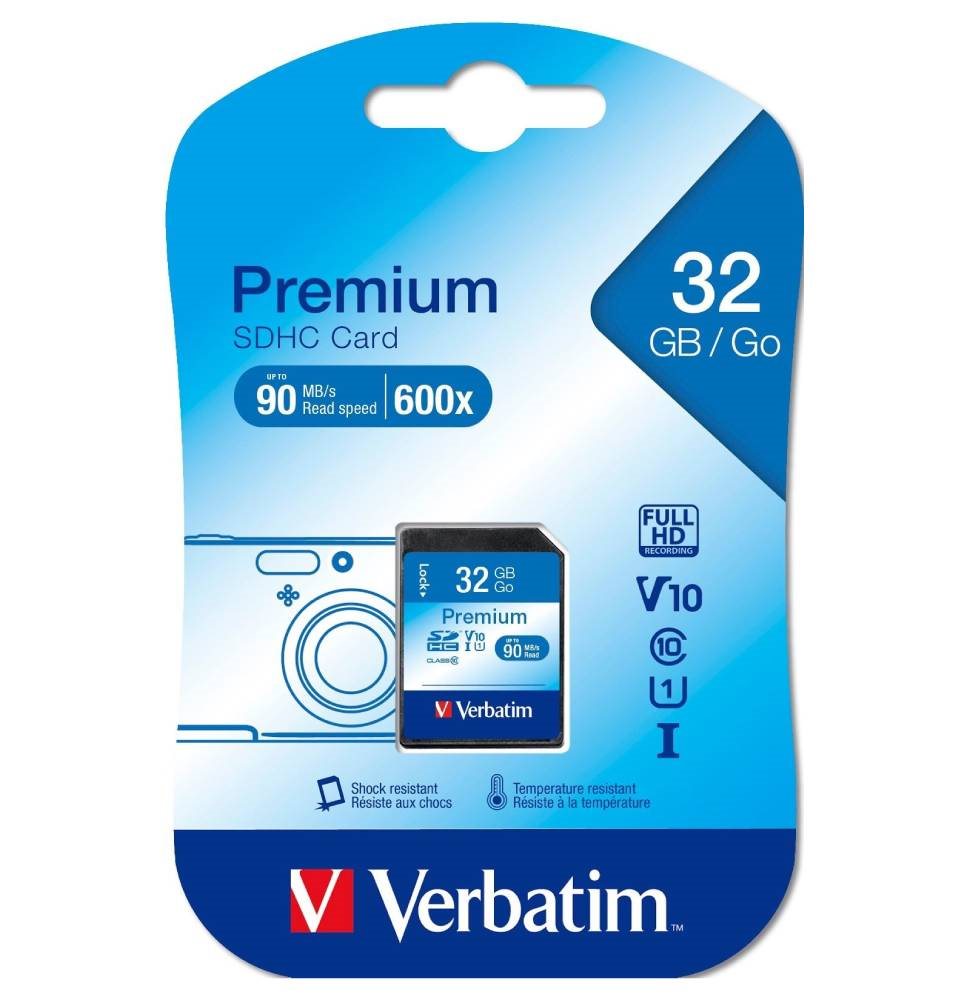 Pamäťová karta Verbatim SDHC 32 GB Premium