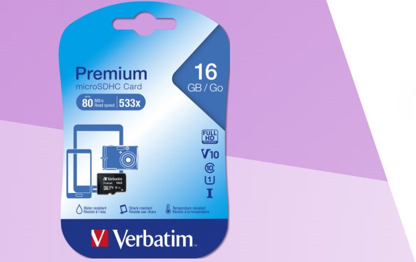Pamäťová karta Verbatim MicroSDXC 256GB Premium + SD adaptér