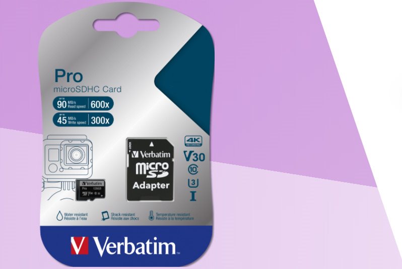 Verbatim microSDHC 32GB Pro Speicherkarte + SD-Adapter