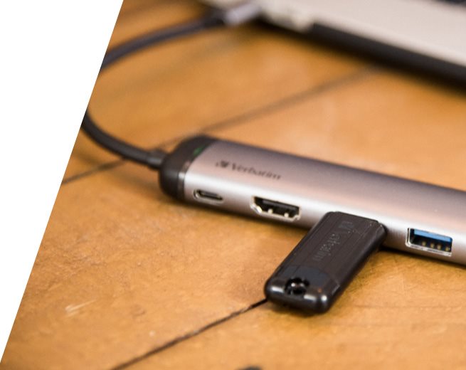 Víceportový rozbočovač Verbatim USB-C Víceportový rozbočovač Verbatim USB-C