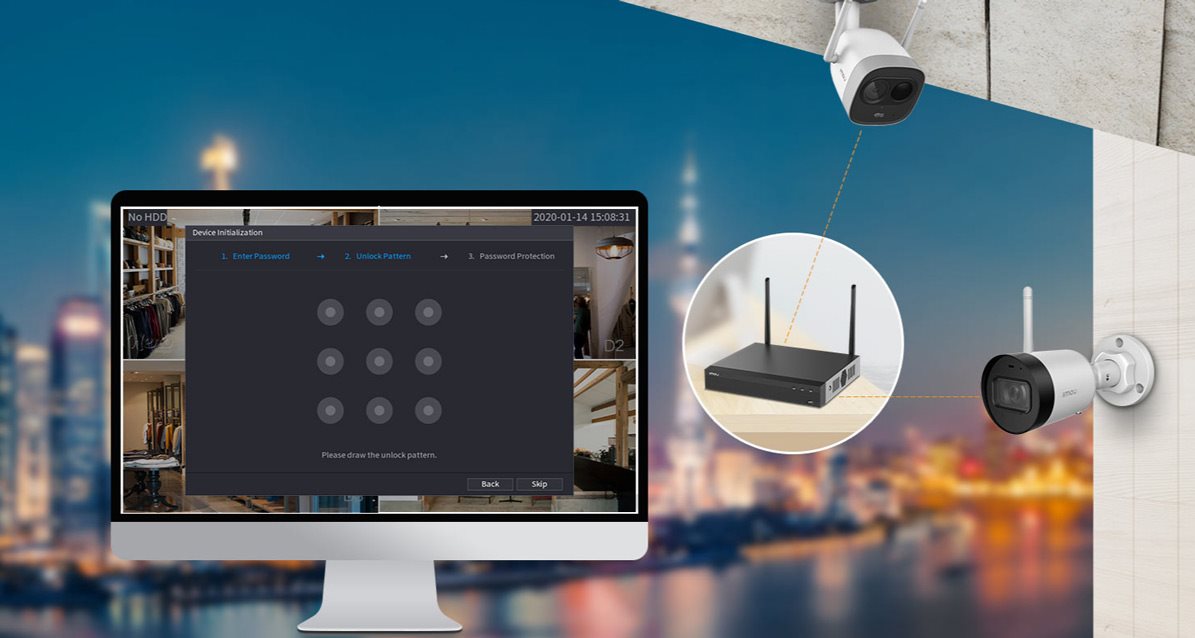 Dahua IMOU N14P/4-F22A Umfassendes IP-Kamerasystem mit 1TB Festplatte Dahua IMOU N14P/4-F22A Umfassendes IP-Kamerasystem mit 1TB Festplatte