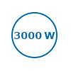 Rychlé zahřátí a mimořádný výkon 3000 W Rychlé zahřátí a mimořádný výkon 3000 W
