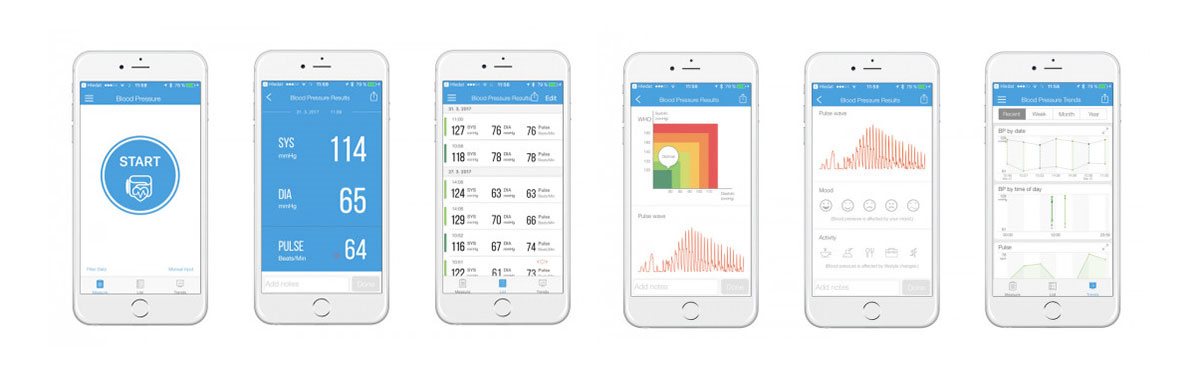 mobilní aplikace iHealth MyVitals