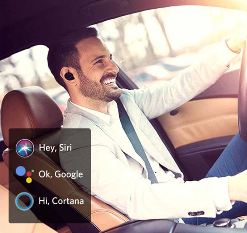 EarFun Free black Podpora hlasových asistentů