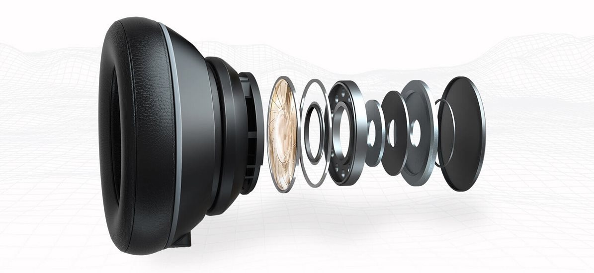 Bezdrátová sluchátka EarFun Wave black 40mm HiFi měniče