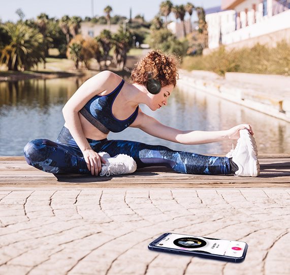 Bezdrátová sluchátka EarFun Wave black Bluetooth 5.0