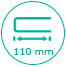 Destičky s délkou 110 mm Destičky s délkou 110 mm