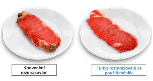 Turbo rychlost rozmrazování Turbo rychlost rozmrazování