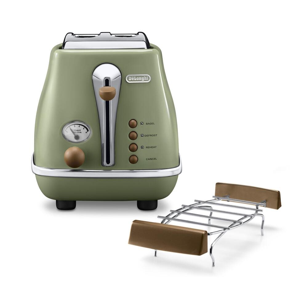 Toaster De'Longhi Icona Vintage CTOV2103.GR Toaster De'Longhi Icona Vintage CTOV2103.GR