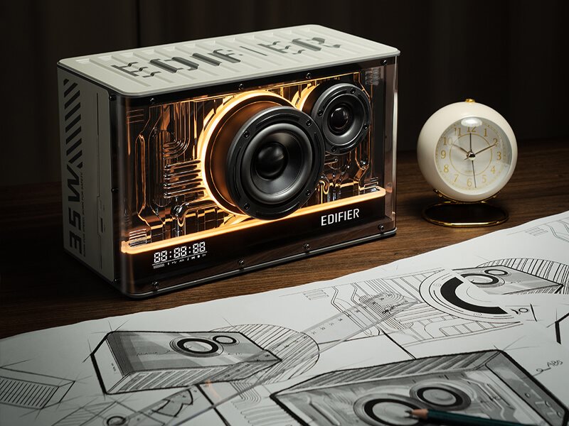 EDIFIER QD35 white speaker