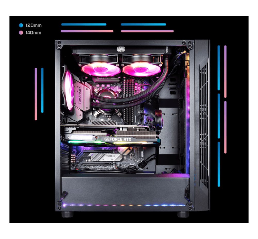 MSI MAG Vampiric 011C AMD Edition PC Case MSI MAG Vampiric 011C AMD Edition PC Case
