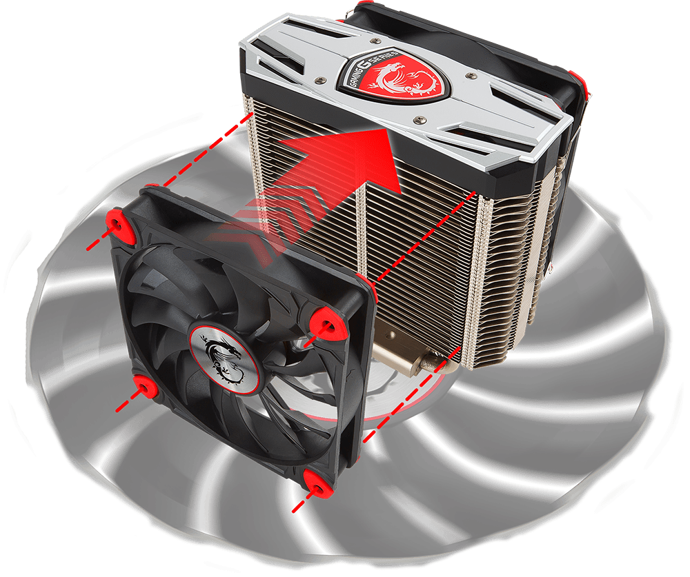 Fan MSI TORX FAN Ventilátor MSI TORX FAN