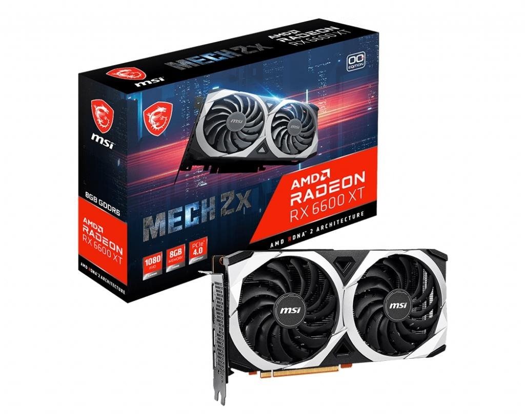 MSI Radeon RX 6600 XT MECH 2X 8G OC Graphics Card