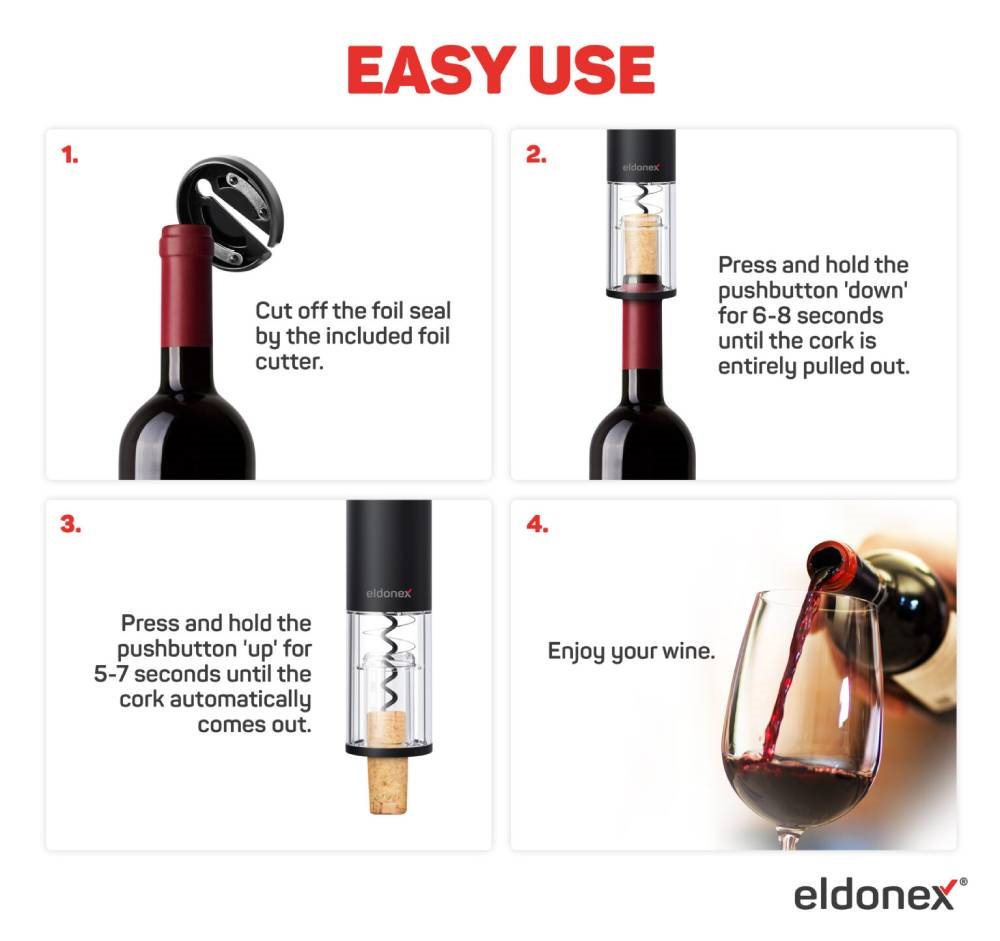Otvárač na víno ELDONEX WineSpin