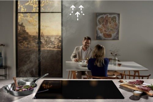 Digestoř ELECTROLUX 700 SENSE Hob2Hood LFT769X komínová