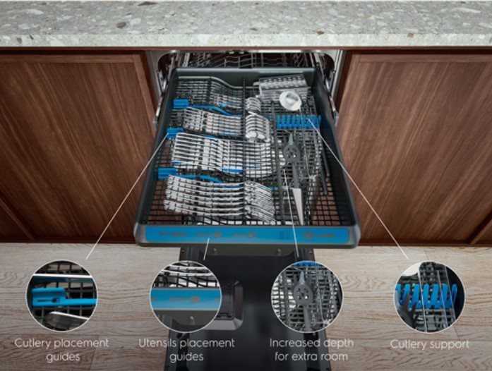 ELECTROLUX 700 FLEX MaxiFlex KEMC3211L Slimline Integrated Dishwasher ELECTROLUX 700 FLEX MaxiFlex KEMC3211L Slimline Integrated Dishwasher