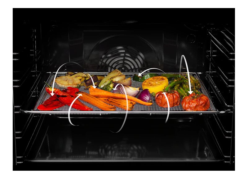 Funkce AirFry Sporák AEG Mastery CKB56470BX SteamBake