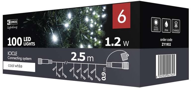 EMOS Spojovací řetěz 100 LED EMOS Spojovací řetěz 100 LED