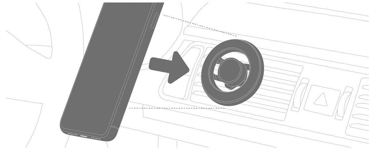 Mobile Phone Holder - Epico Round Magnetic Car Holder