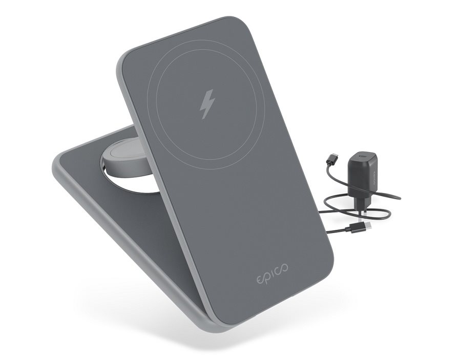 Bezdrôtová nabíjačka Epico Mag+ Foldable Charging Stand
