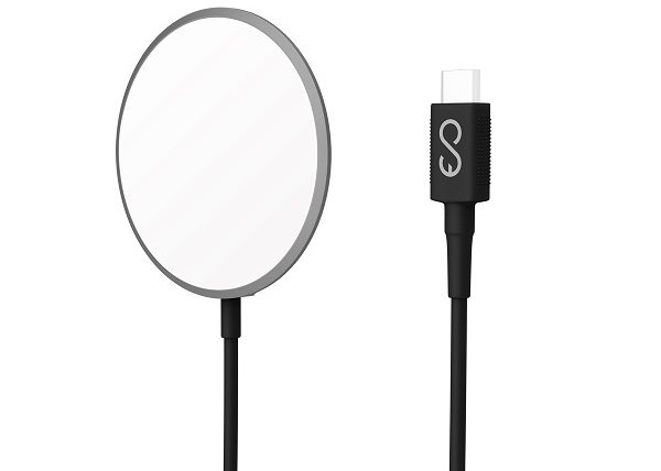 Bezdrátová nabíječka Epico USB-C Magnetic Wireless Charger (MagSafe compatible) Space gray