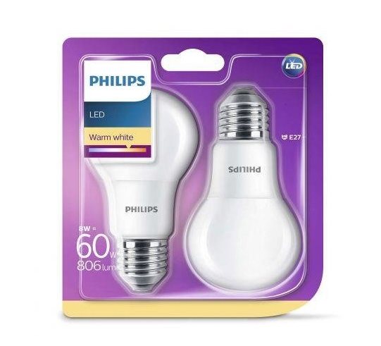 Philips LED 9W (E27) 2 db