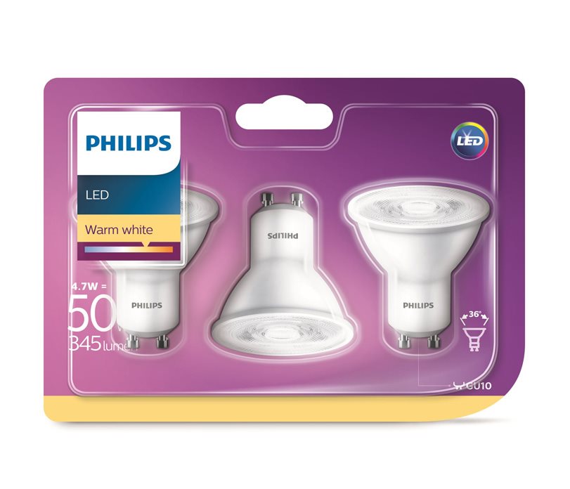 Philips LED Classic 4.7-50 W, GU10
