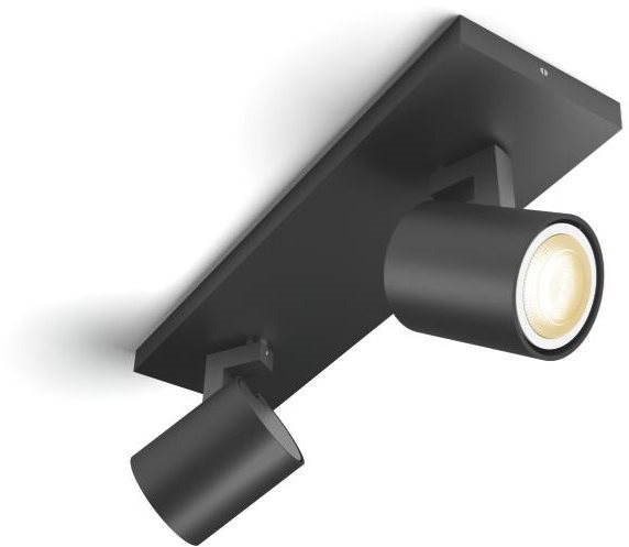 Nástěnná lampa Philips Hue Runner 53092/30/P6 s příkonem 5,5 W, černé provedení