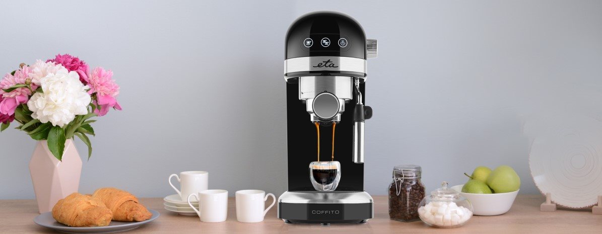 Pákový kávovar ETA Espresso Coffito 0175 90000 čierny