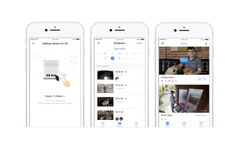 Eufy Security mobile Anwendungen