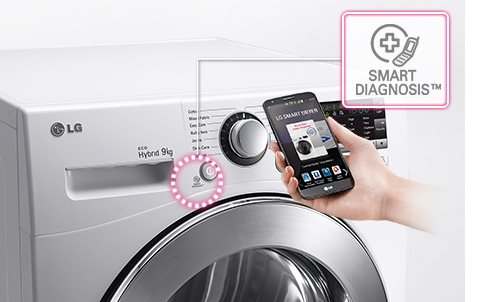 Diagnostika pomocí aplikace Sušička LG RC8155AP3F