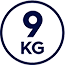 Kapacita bubna 9 kg Kapacita bubna 9 kg