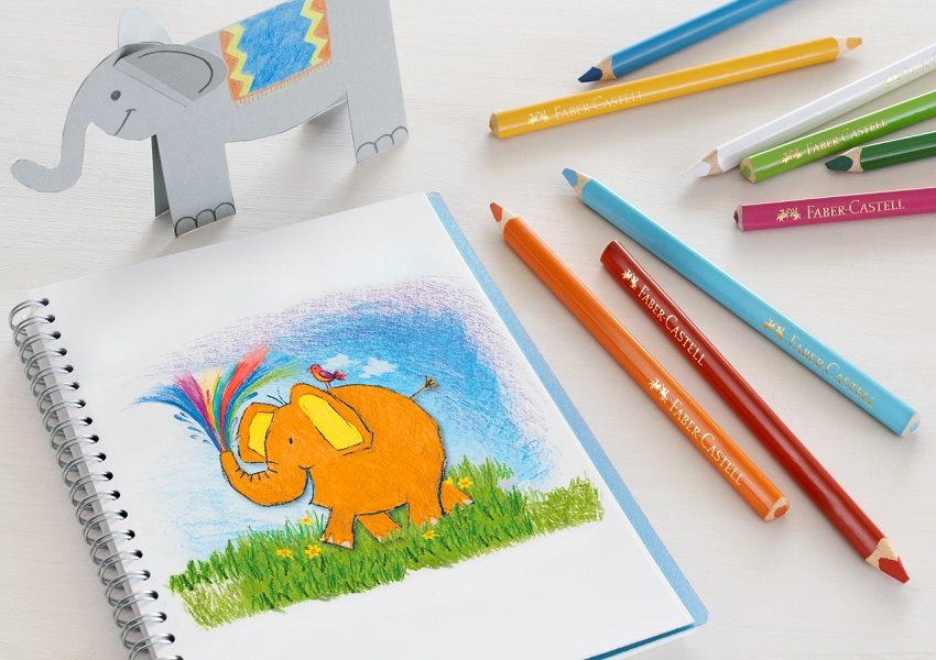 Faber-Castell Extra JUMBO Colour Pencils