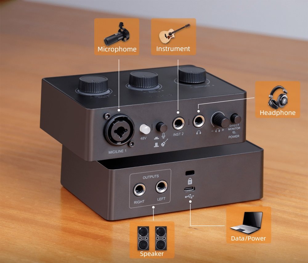 FIFINE SC1 sound card