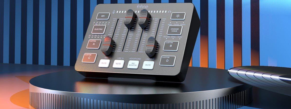 FIFINE SC3 mixing console FIFINE SC3 mixing console