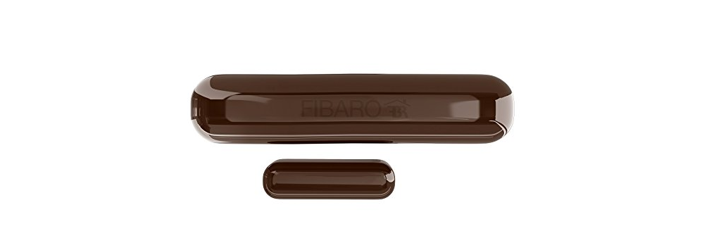 Senzor Fibaro magnetický kontakt tmavě hnědý 