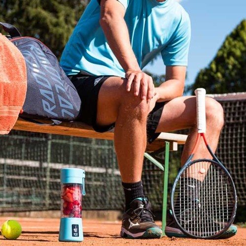 Prenosný mixér FitStream E1 modrý