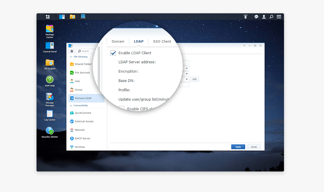 Domain account management