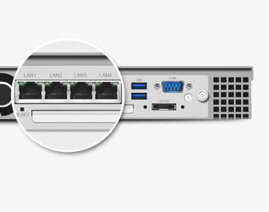 More LAN connectors