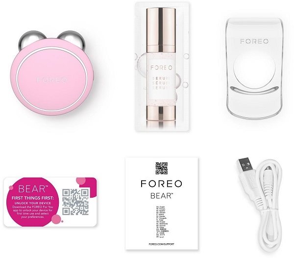 Čisticí kartáček na pleť FOREO BEAR mini Pearl Pink Čisticí kartáček na pleť FOREO BEAR mini Pearl Pink