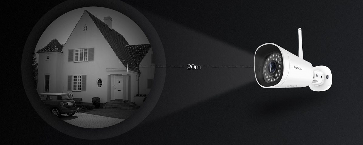 IP-Kamera FOSCAM G4P Super HD Outdoor Wi-Fi Camera