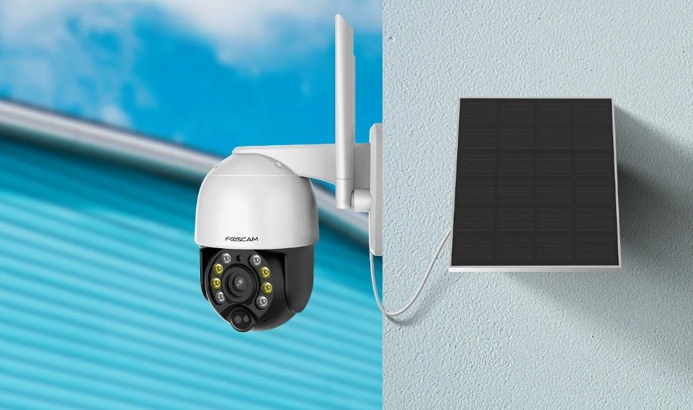 Foscam 4MP Outdoor Solar IP-Kamera