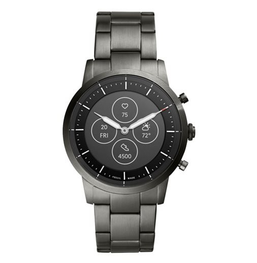 Fossil FTW7009 Hybrid HR Collider 42mm rostfreier Stahl