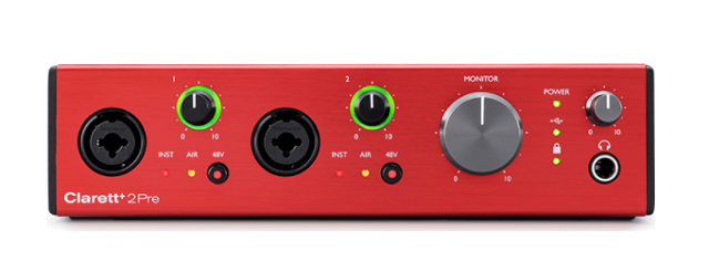 Externá zvuková karta Focusrite Clarett+ 2Pre Externá zvuková karta Focusrite Clarett+ 2Pre